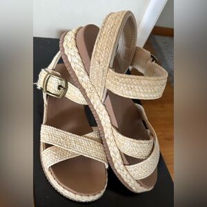 BOBS from Skechers Cream Espadrille Sandals